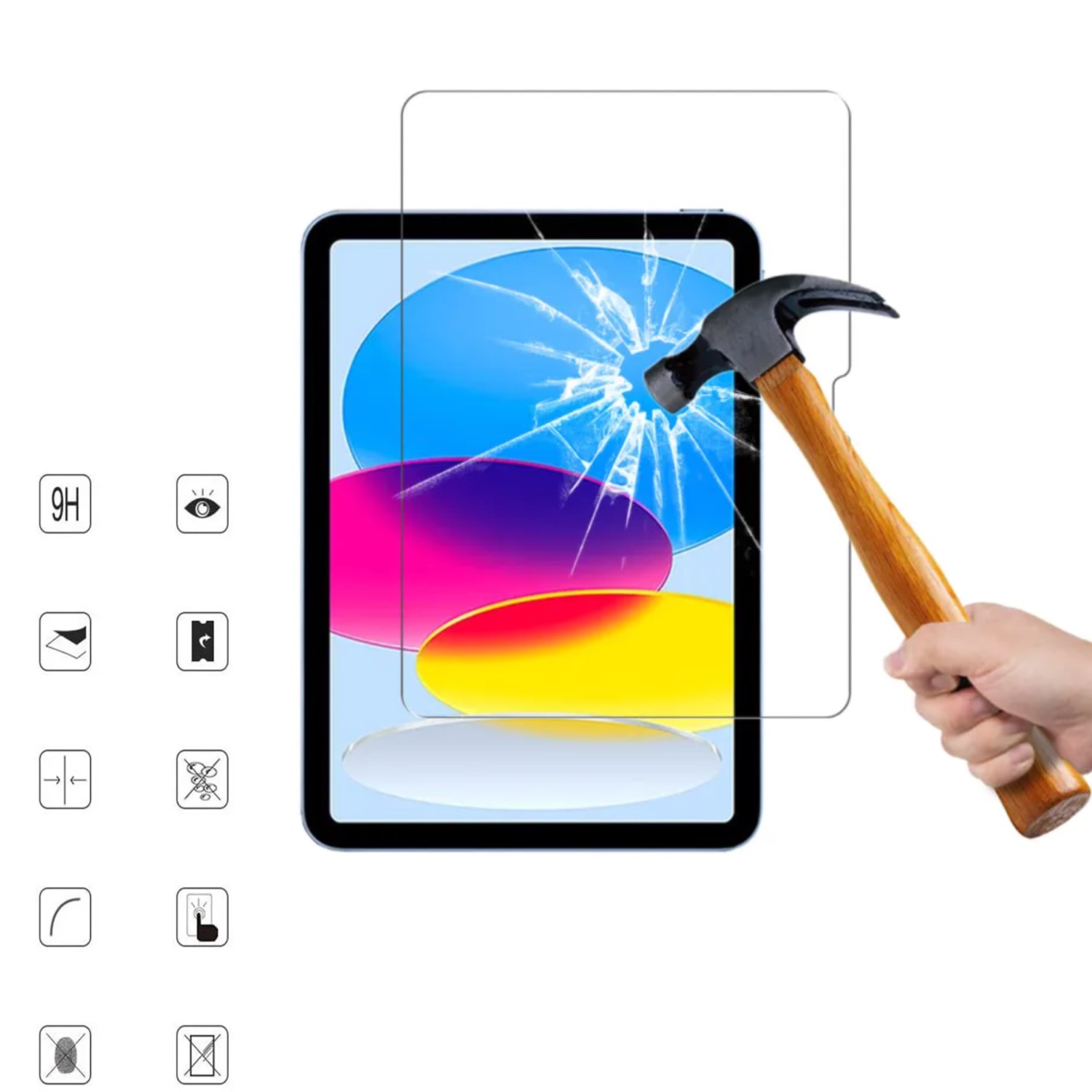 iPad (A16) gen 11 2025 skärmskydd härdat glas 9H