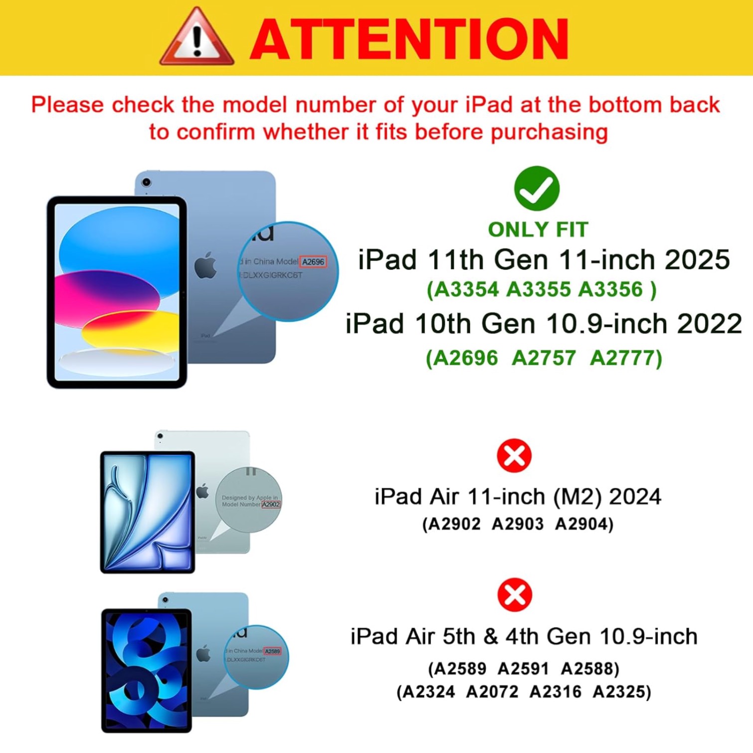 2-PACK iPad (A16) gen 11 2025 skärmskydd härdat glas 9H - 9
