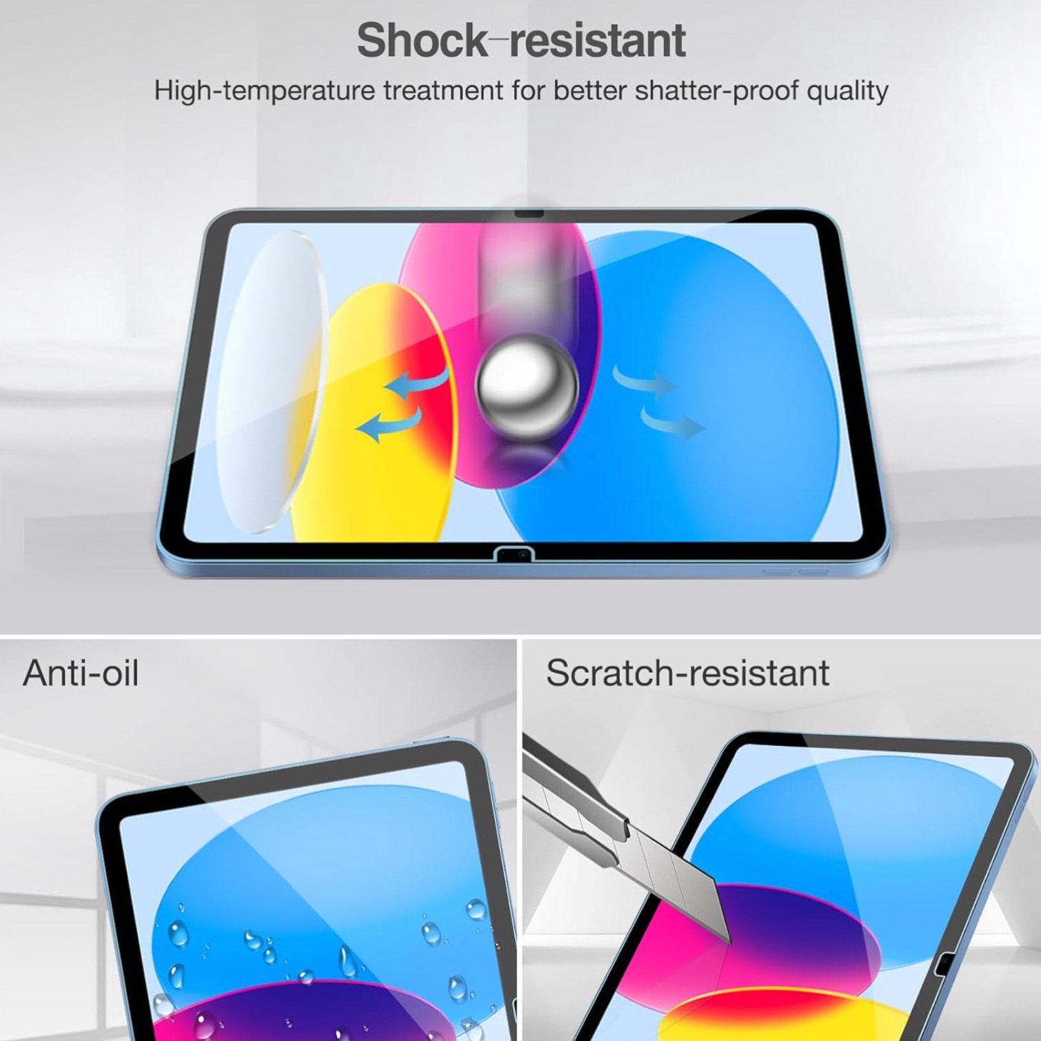 2-PACK iPad (A16) gen 11 2025 skärmskydd härdat glas 9H - 8