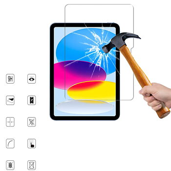 iPad 10,9 gen 10 2022 skärmskydd härdat glas 9H