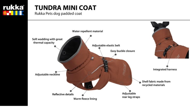 Tundra mini coat, Rost - 2
