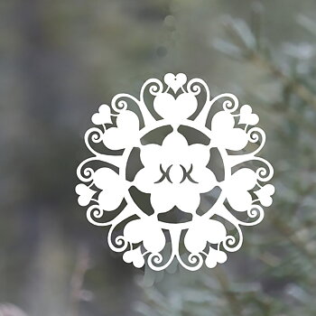 HJÄRTEHÄNG  häng / dörr / fasad