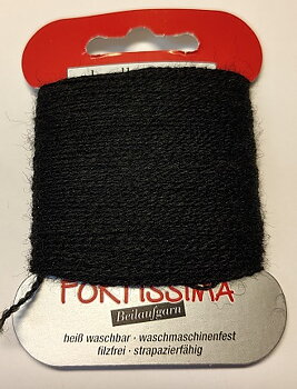 Stoppgarn Fortissima färg 1002 svart