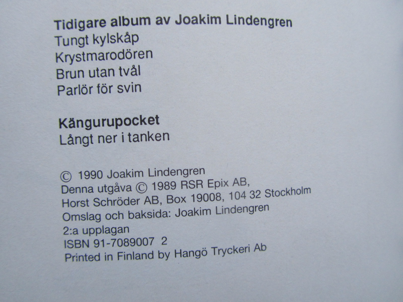 Joakim Lindengren Kalla korvar 2:a uppl. - 4