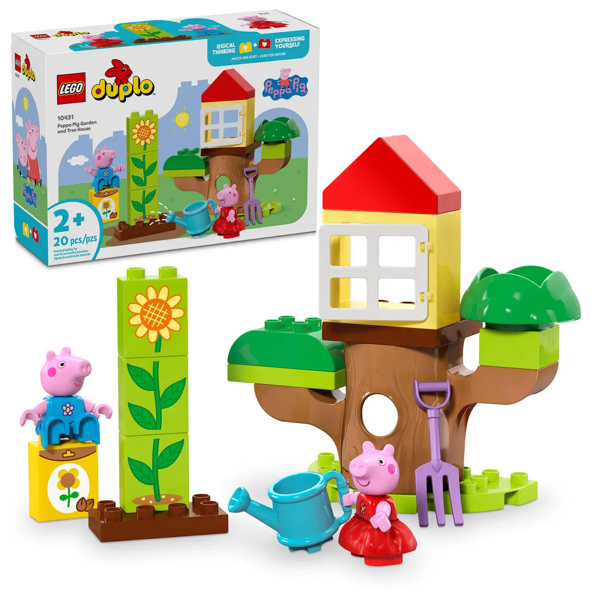 LEGO 10431 Peppa Pig Garden and Tree House Duplo - 2