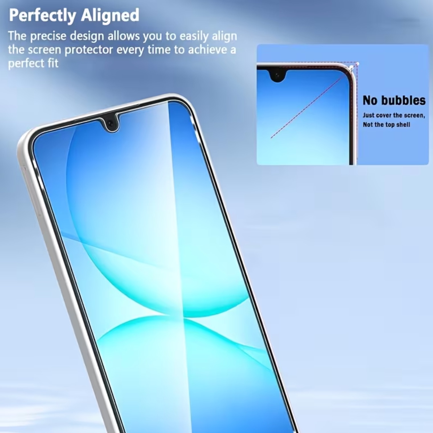 3-Pack Samsung Galaxy A17 Skärmskydd Härdat Glas Premium - 4