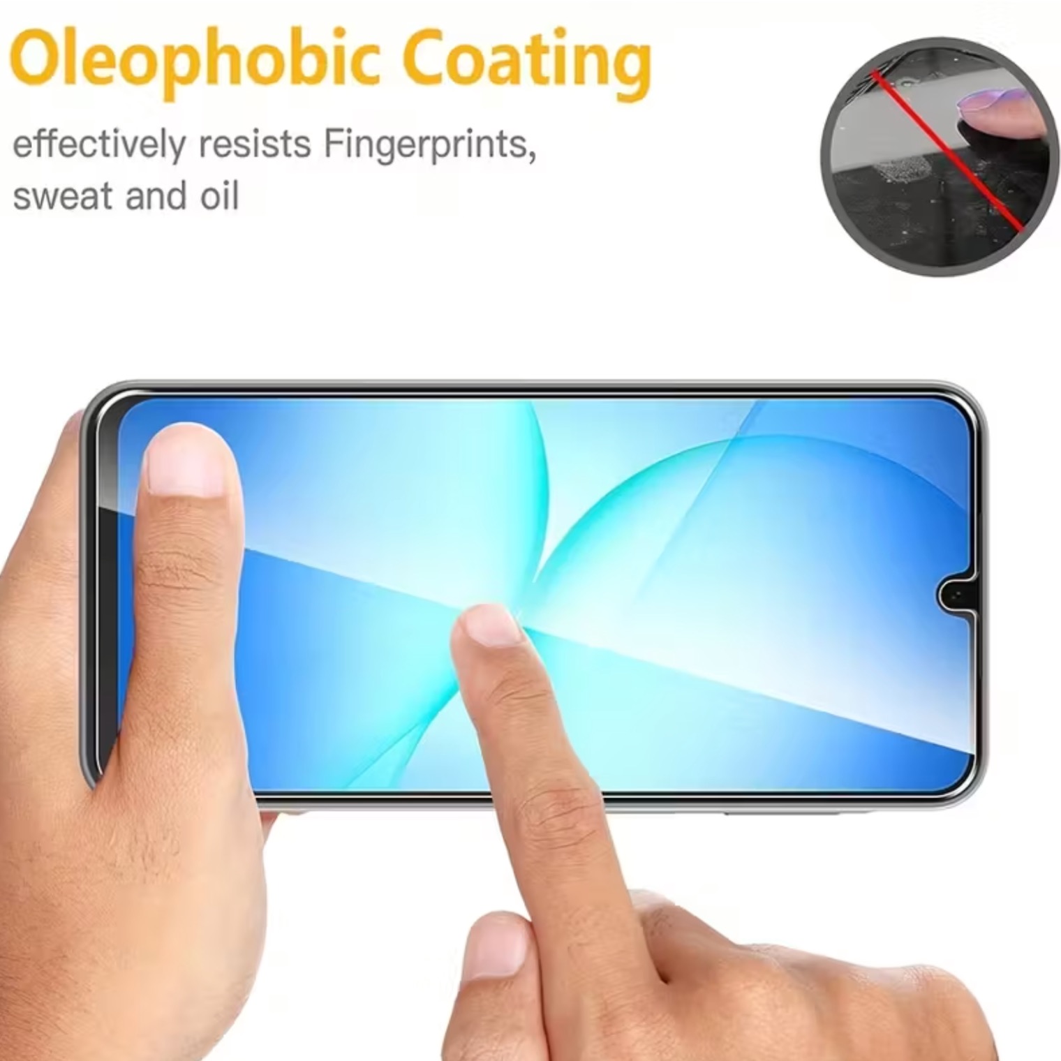 3-Pack Samsung Galaxy A17 Skärmskydd Härdat Glas Premium - 9