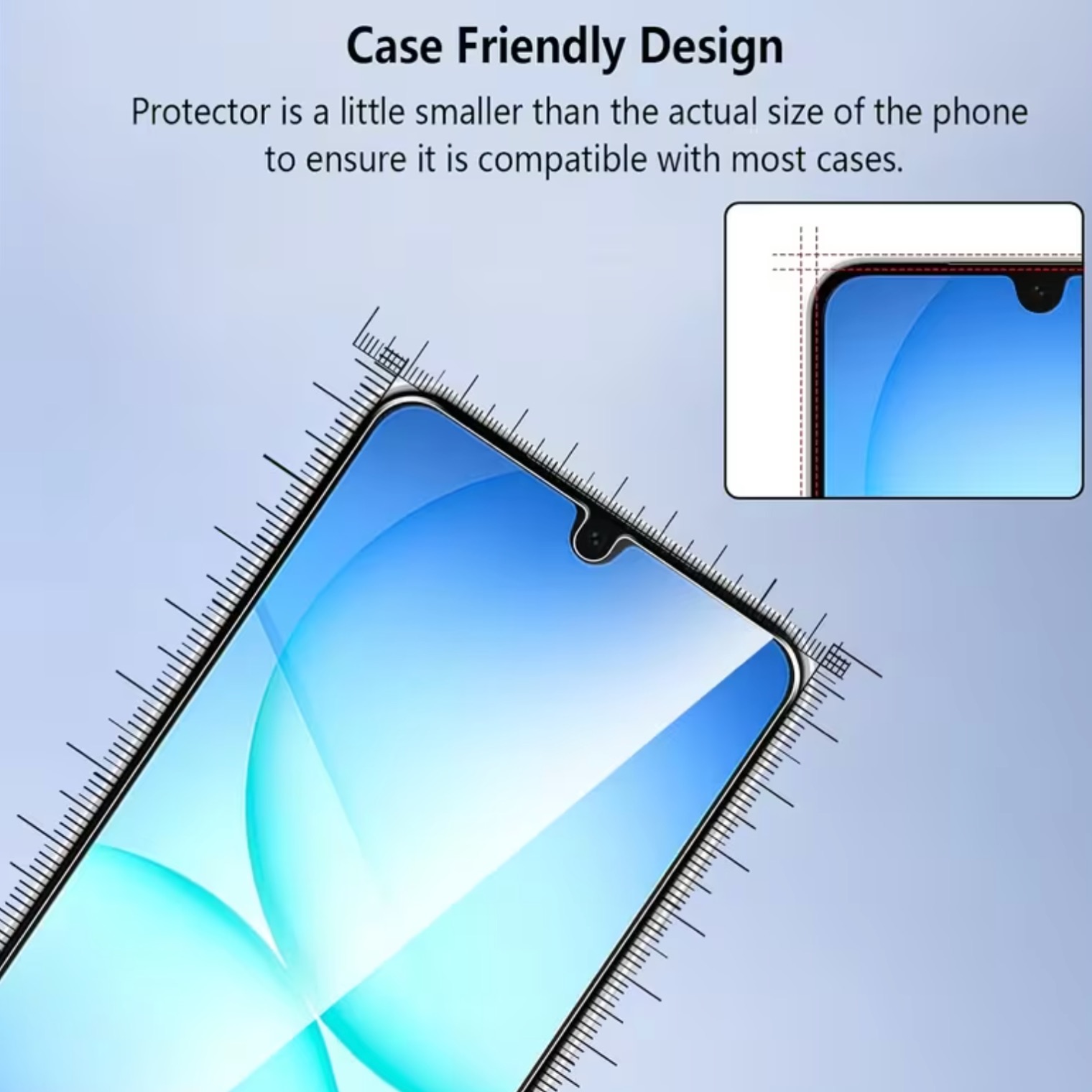 3-Pack Samsung Galaxy A17 Skärmskydd Härdat Glas Premium - 6