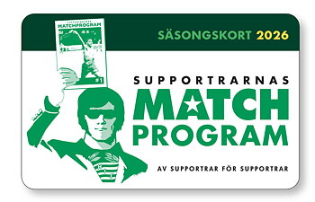 Supportrarnas Matchprograms säsongskort 2026