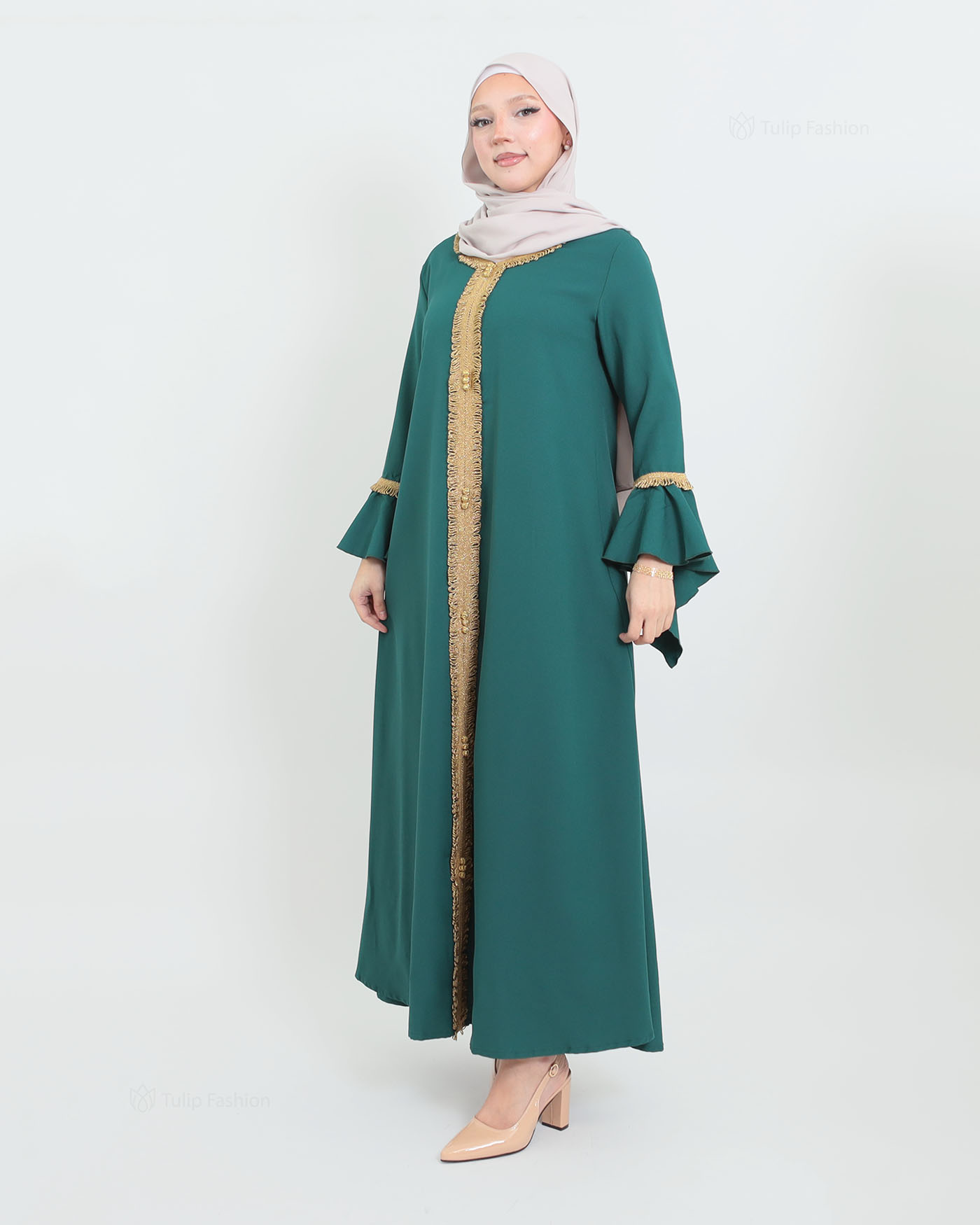 Abaya - Green - 3