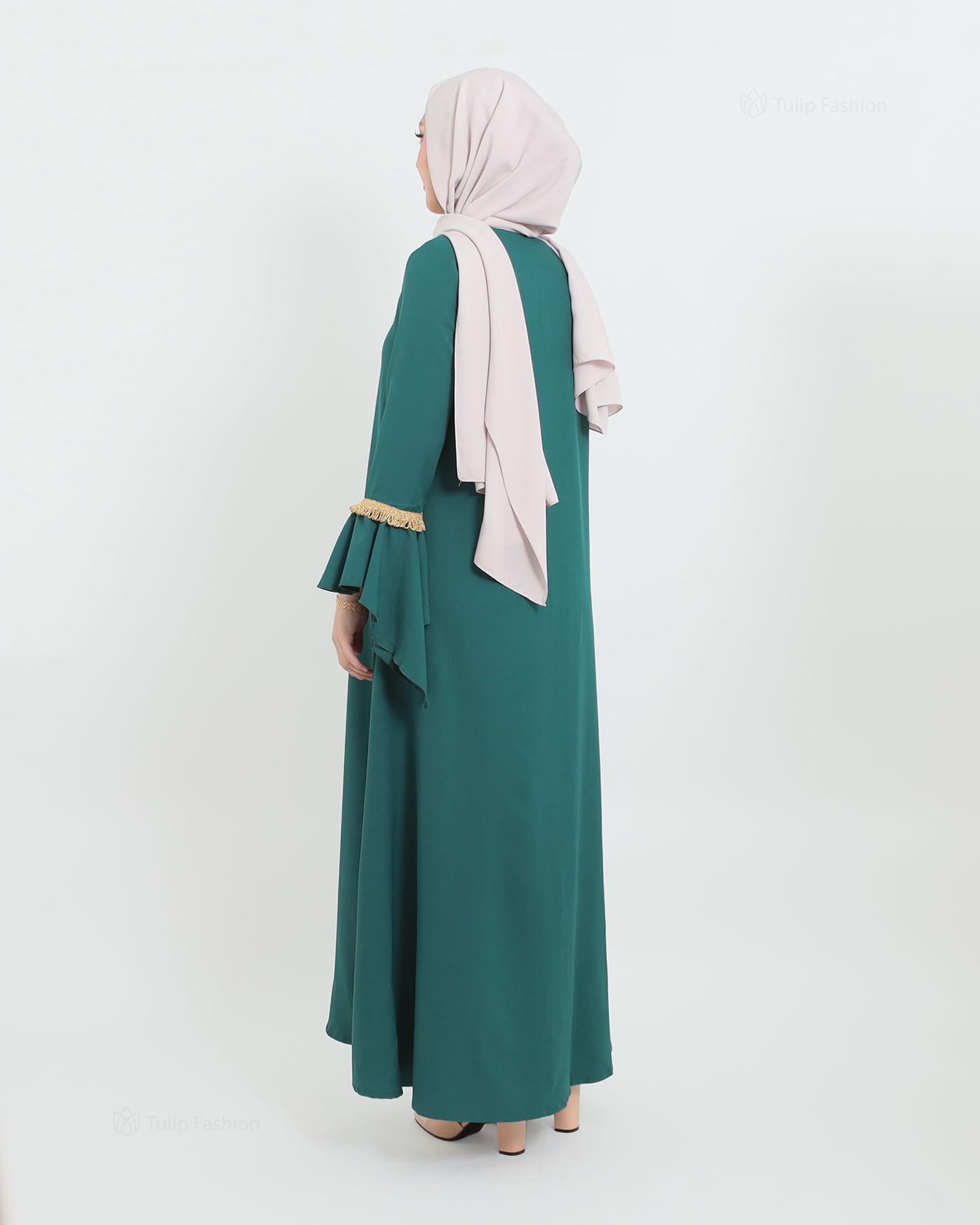 Abaya - Green - 4
