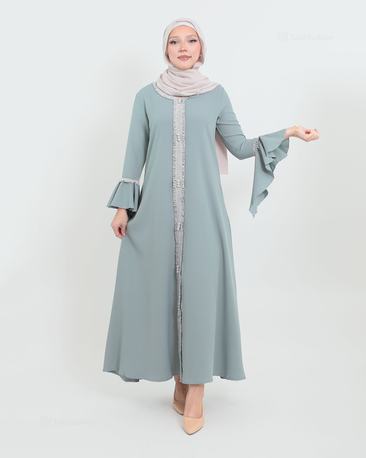 Abaya - Pistachio Green