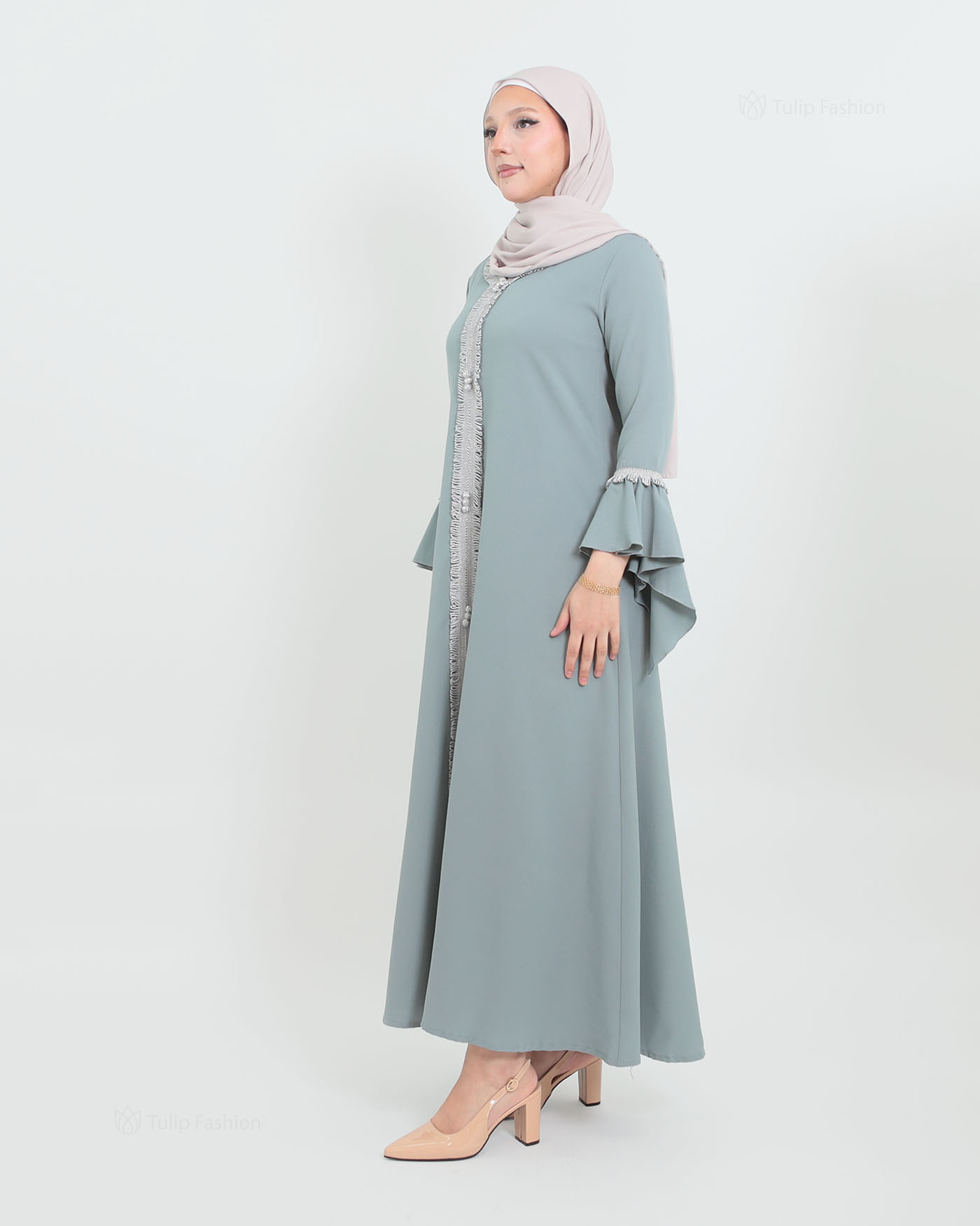 Abaya - Pistachio Green - 6