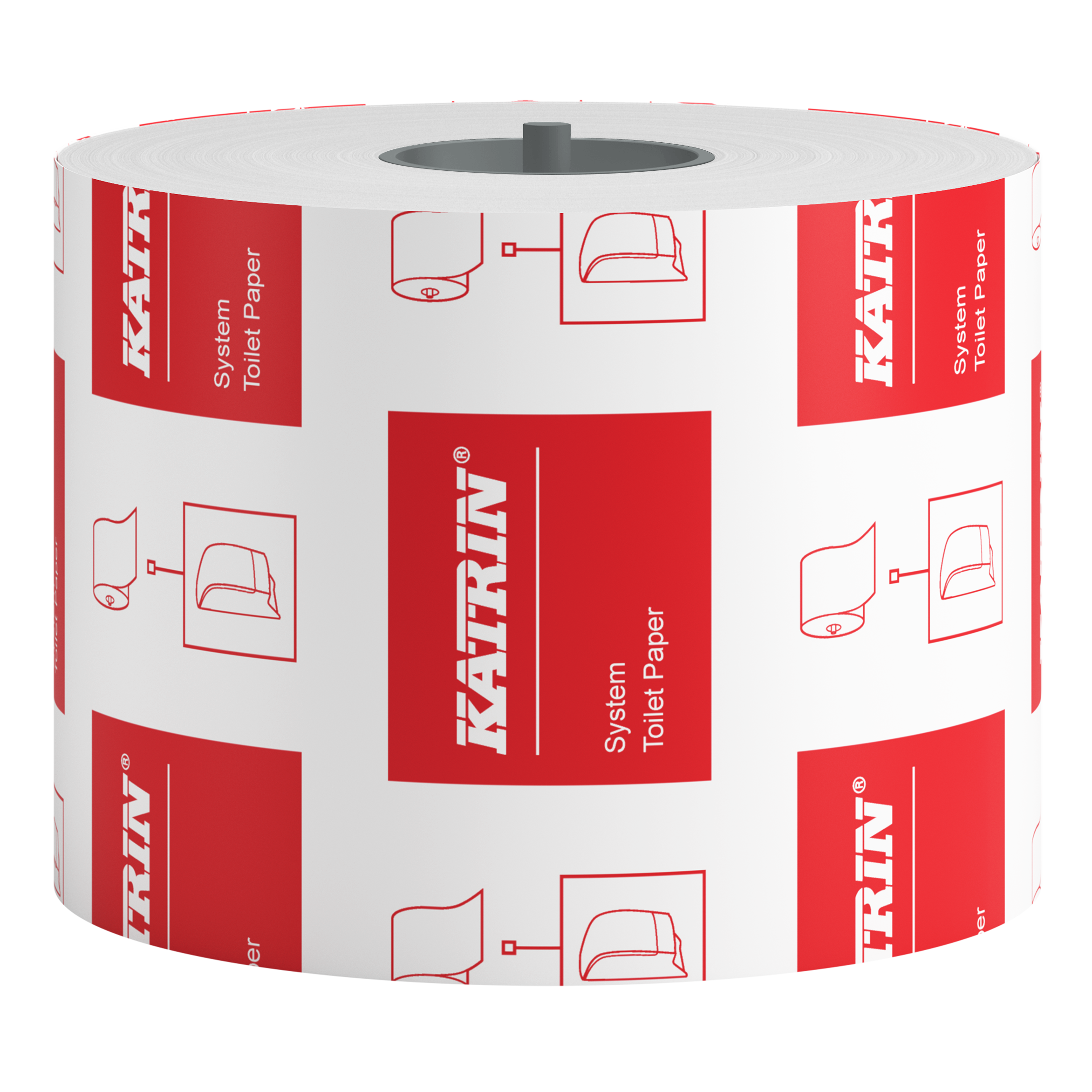 Katrin Toalettpapper till Dispenser System 800 Ark 2-lagers