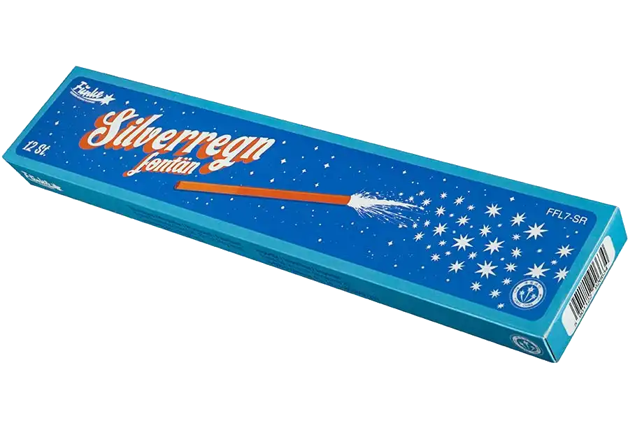 Silverregn fontän