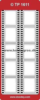 Stickers transparent filmremsa - Multi
