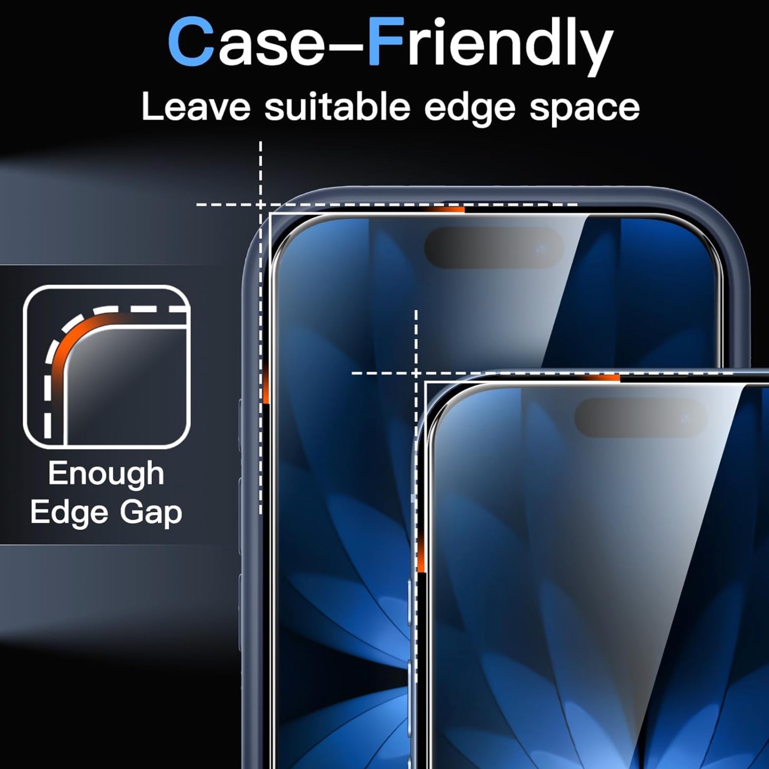 Iphone 17 skärmskydd härdat glas premium 1-pack - 3