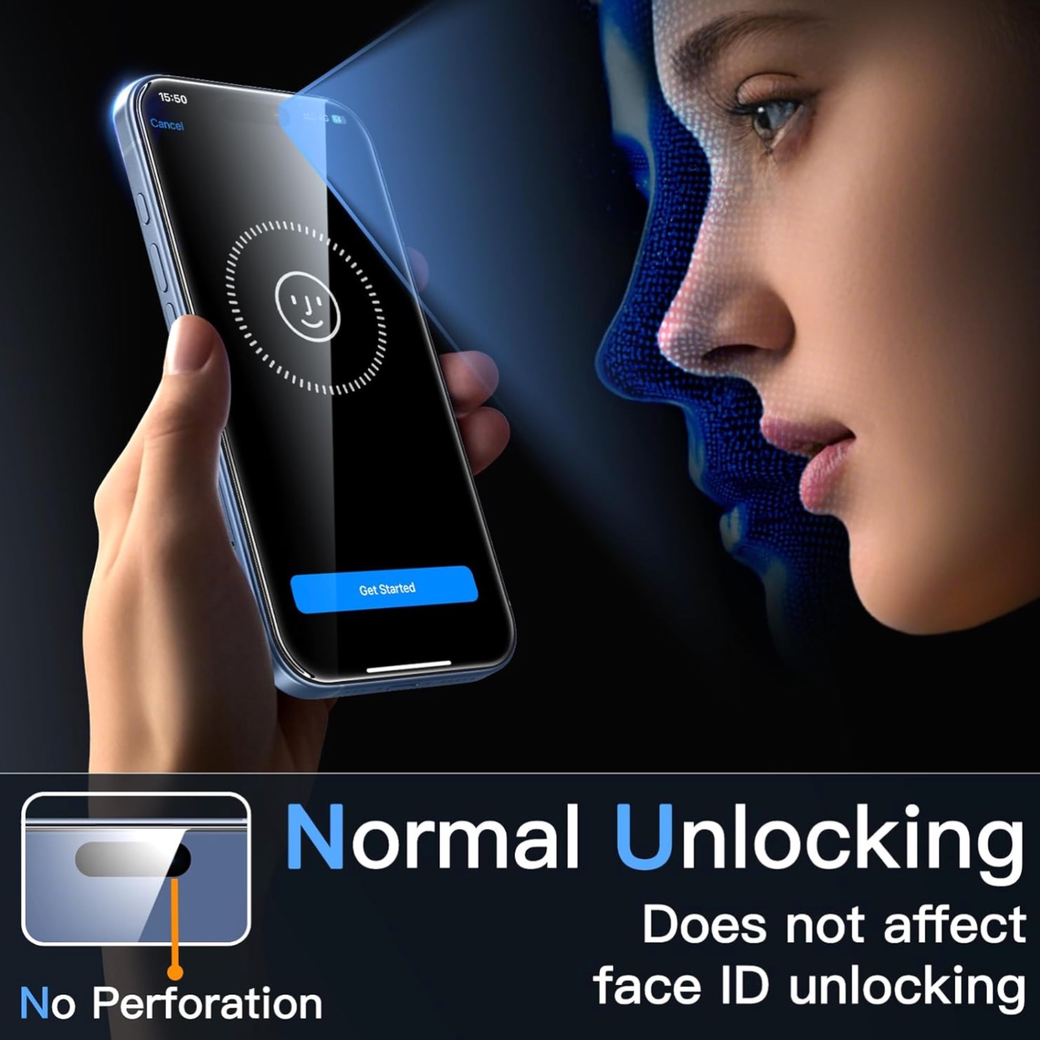 2-Pack Iphone 17 skärmskydd härdat glas premium - 6
