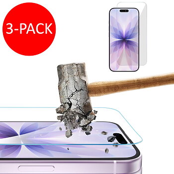 3-Pack Iphone 17 skärmskydd härdat glas premium