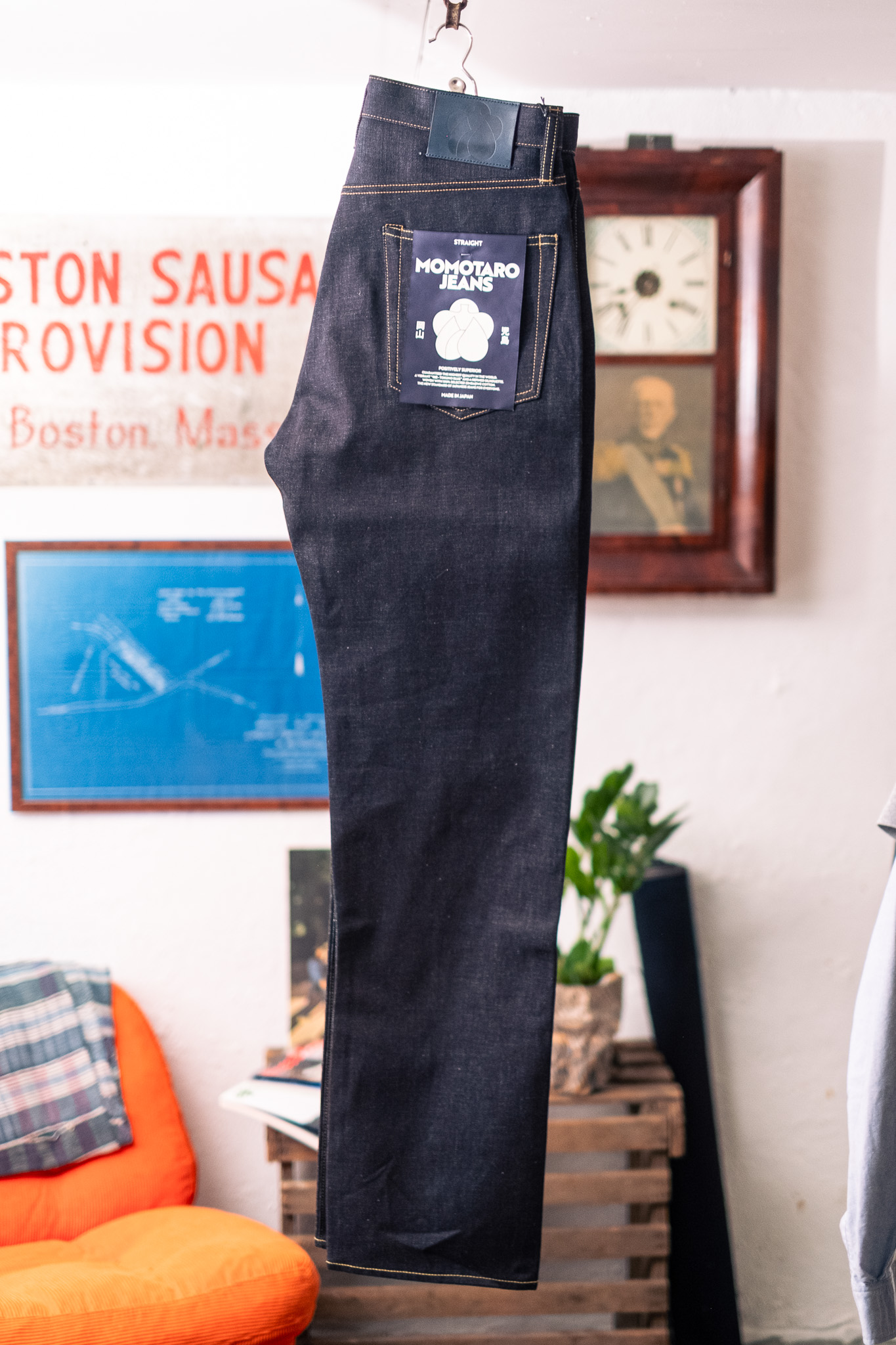 MOMOTARO JEANS - 100 Standard Straight Jeans 14,7oz