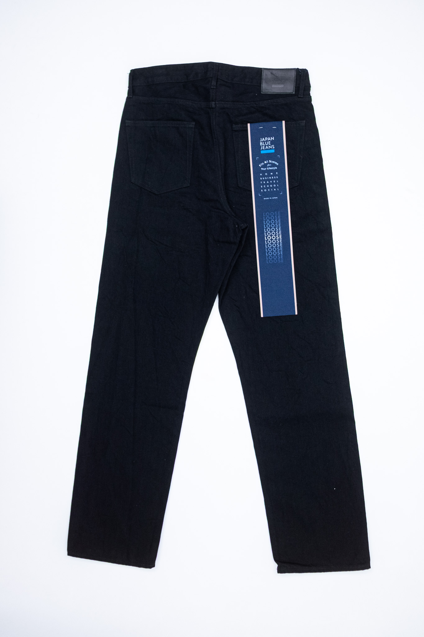 Japan Blue - J514 Black/Black Selvedge Denim Loose 14oz - 3