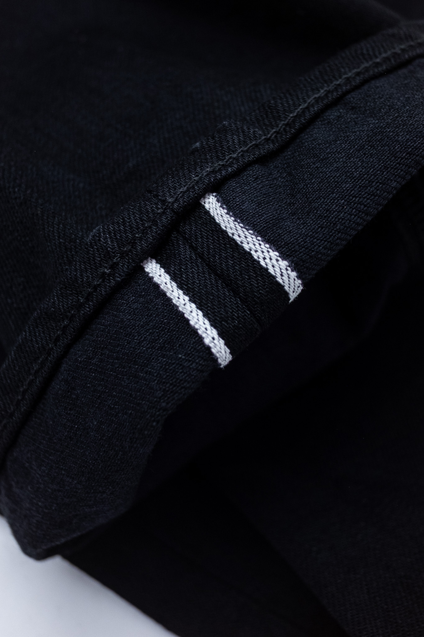 Japan Blue - J514 Black/Black Selvedge Denim Loose 14oz - 8