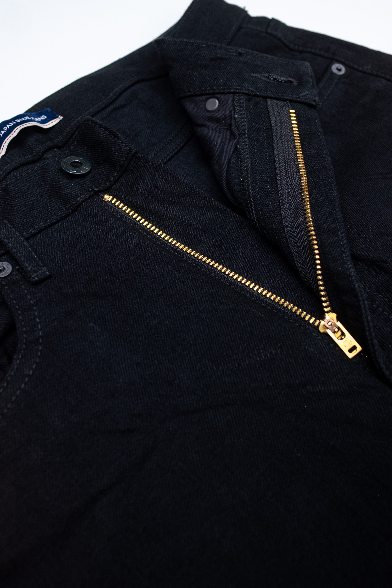 Japan Blue - J514 Black/Black Selvedge Denim Loose 14oz - 6