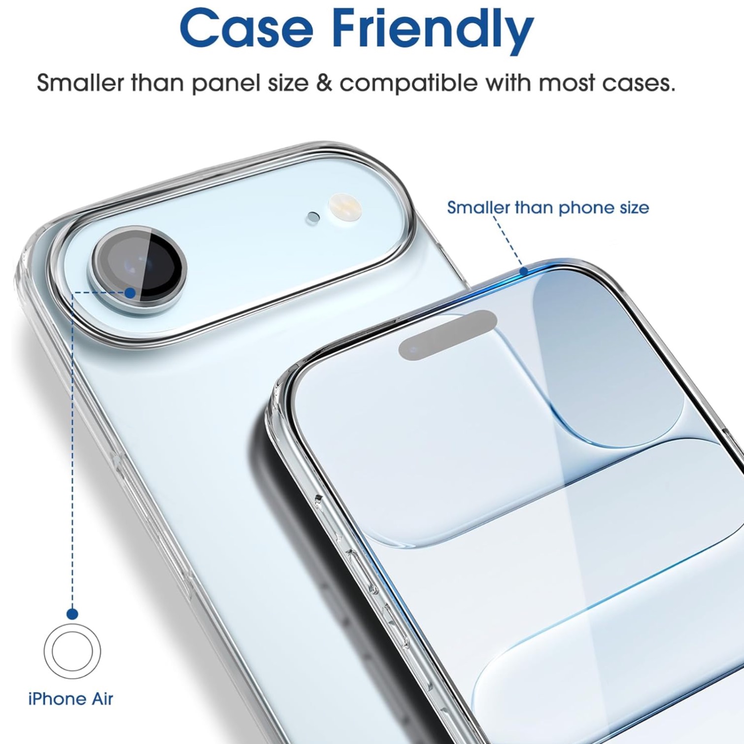 2-Pack Iphone Air skärmskydd härdat glas premium - 3