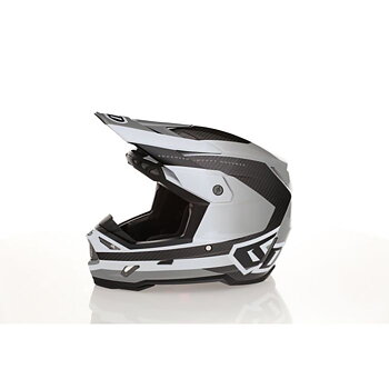6D ATR-3 Pure Helmet FIM, Gloss White