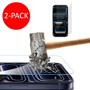 2-Pack Iphone 17 Pro Max skärmskydd härdat glas premium