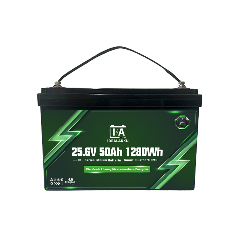 LiFePO4 Batteri 24 Volt  50 Ah , BMS , Bluetooth App , Bodelsbatteri / Trollingmotor  -Idealakku- - 4