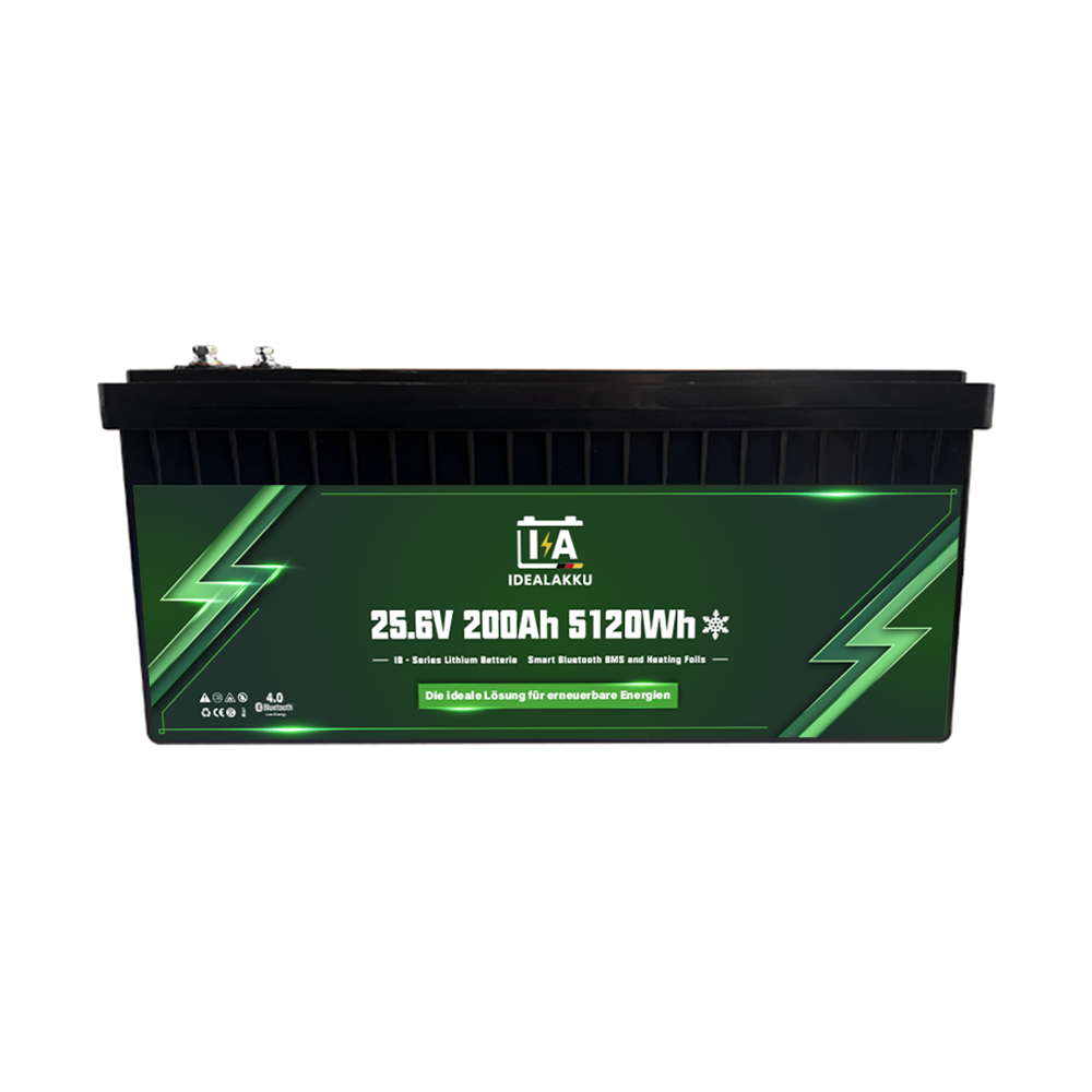 LiFePO4 Batteri 24 Volt 200 Ah , BMS , Bluetooth App , Bodelsbatteri / Trollingmotor  HEAT -Idealakku- - 4