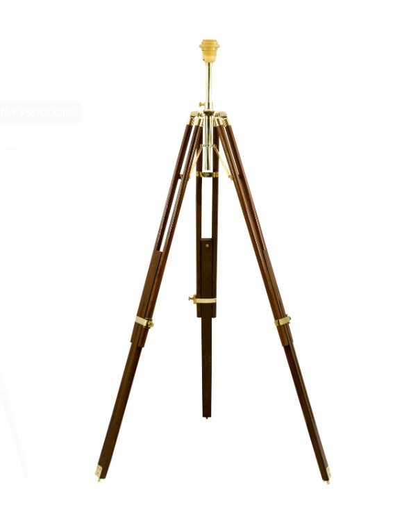 Tripodlampa West H: 91/147cm, 42/72cm