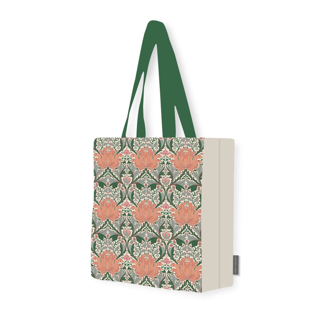 MO Helena Peach and Teal Tote Bag