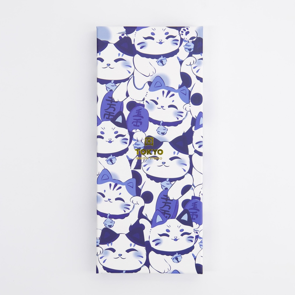 Ätpinnar med ställ kawaii katt 2-pack - 3