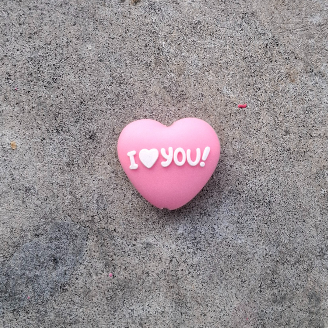 Silikonfigur -Hjärta "I love you"