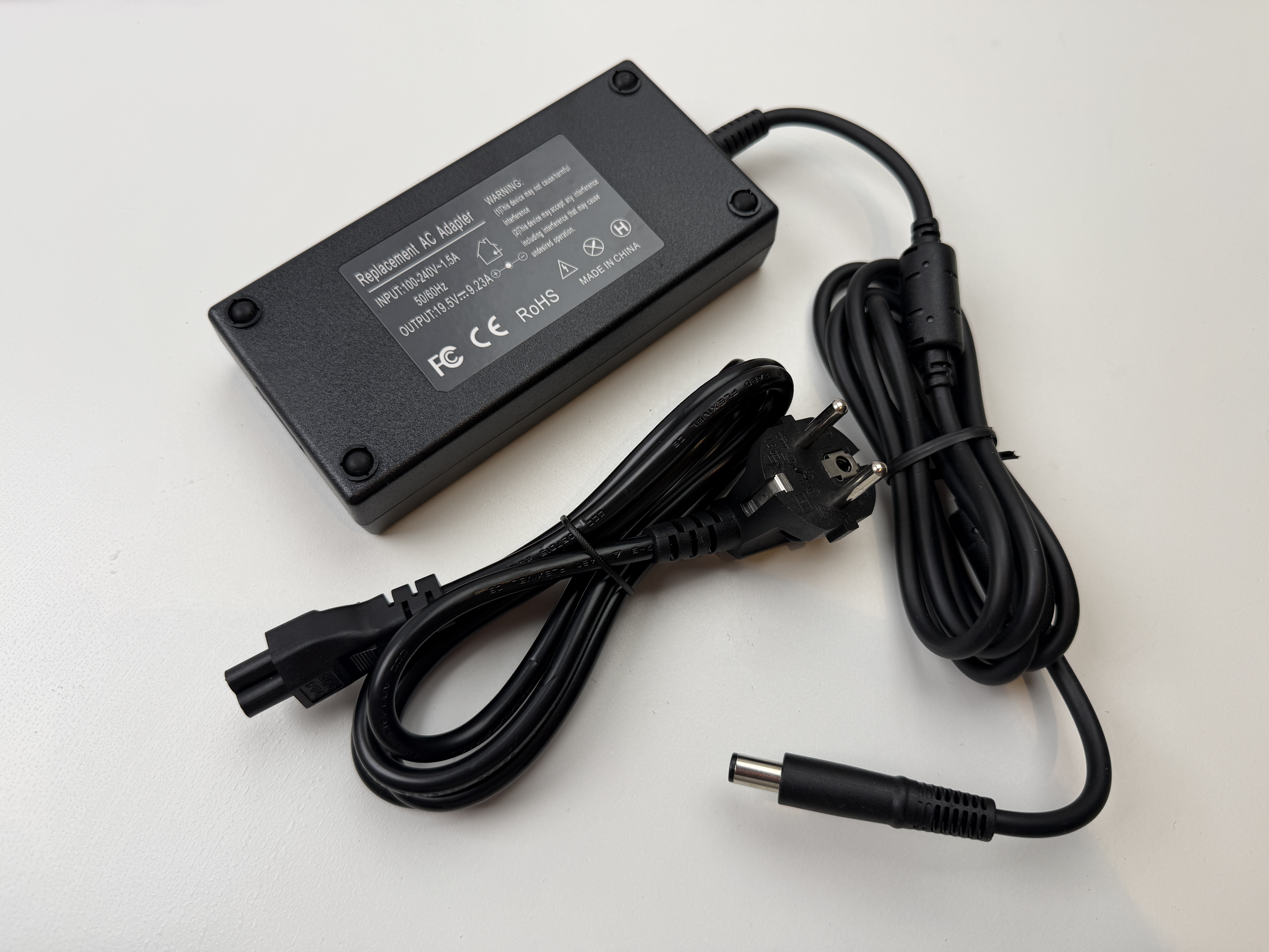 NY! Ersättningsladdare för Dell 180W Laddare 19,5 V 9,23A 7,4×5,0mm