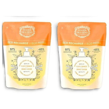 Panier des Sens 2 x Refill Orange Blossom Flytande Tvål 