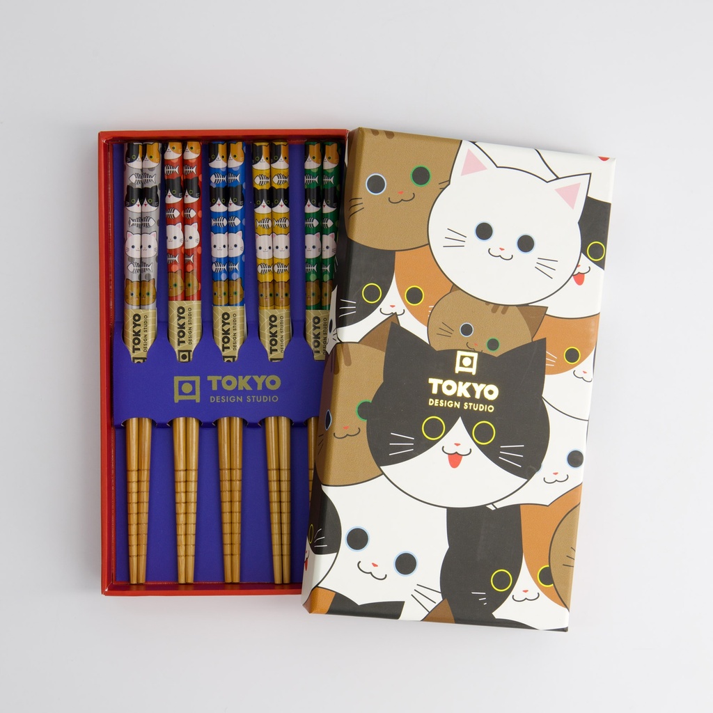 Ätpinnar barn katt 5-pack