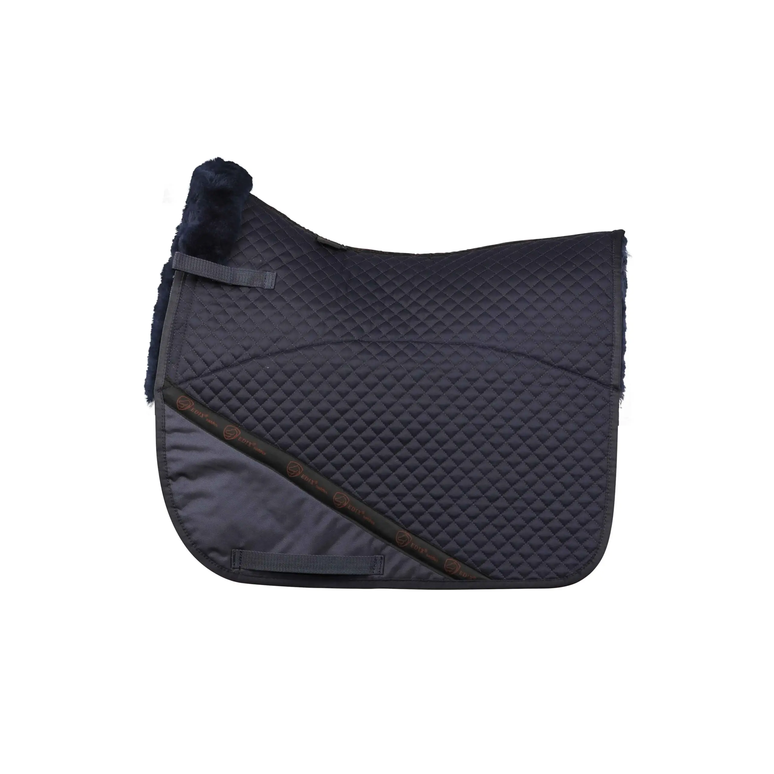 EDIX® Uni Dressyrschabrak, äkta Merinoull (inkl. 8 st ilägg), marinblå