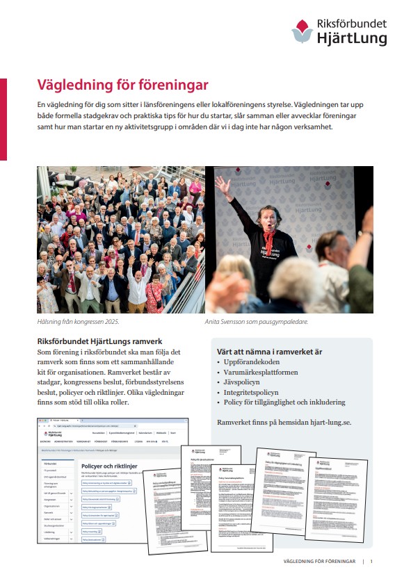 Vägledning för föreningar