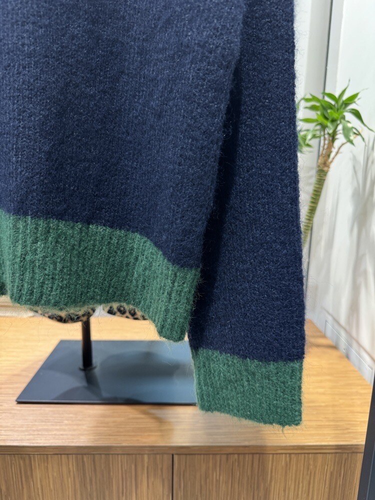Sweater marin/green - 2
