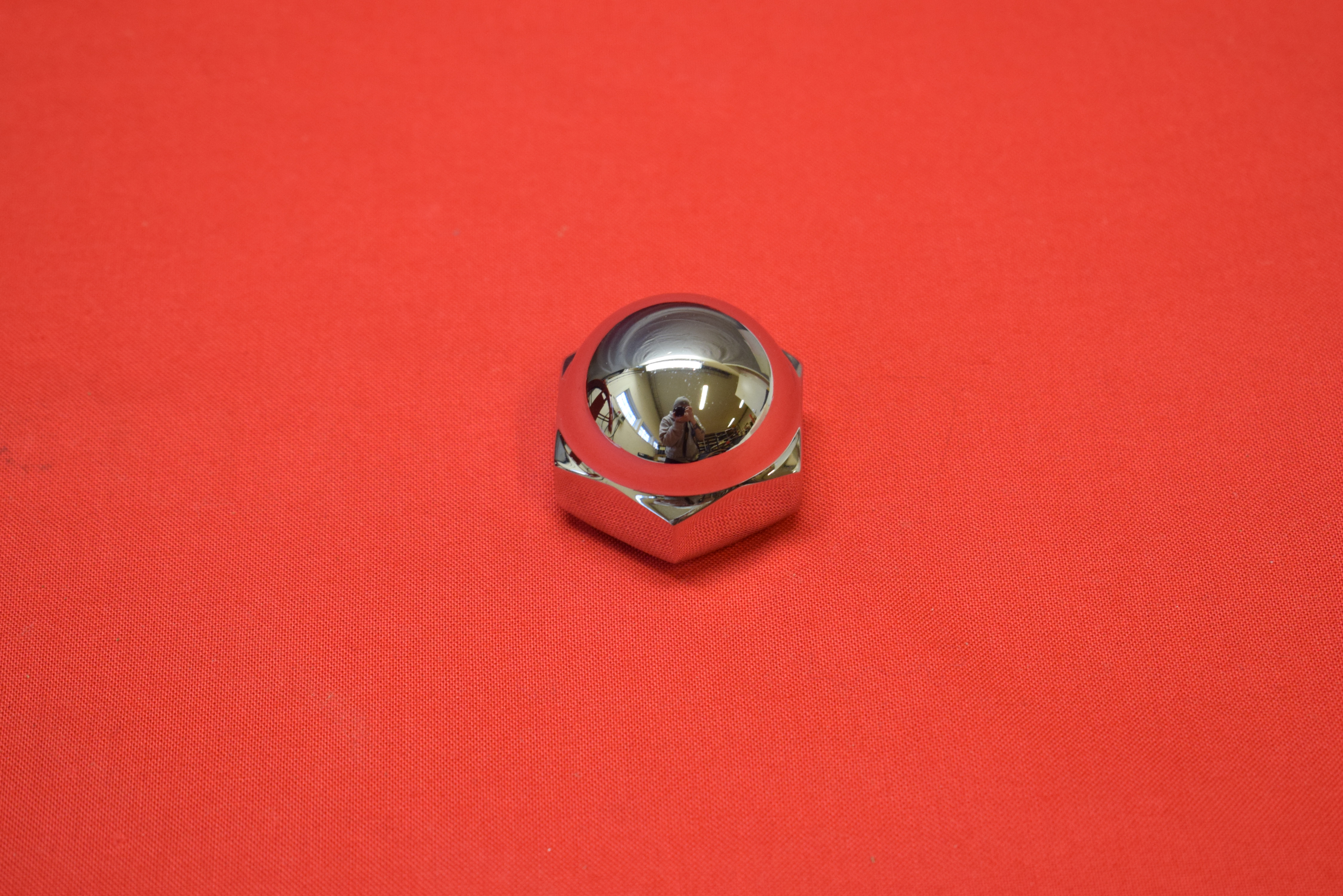 Chrome Plated Stem Nuts Harley 45" Springers