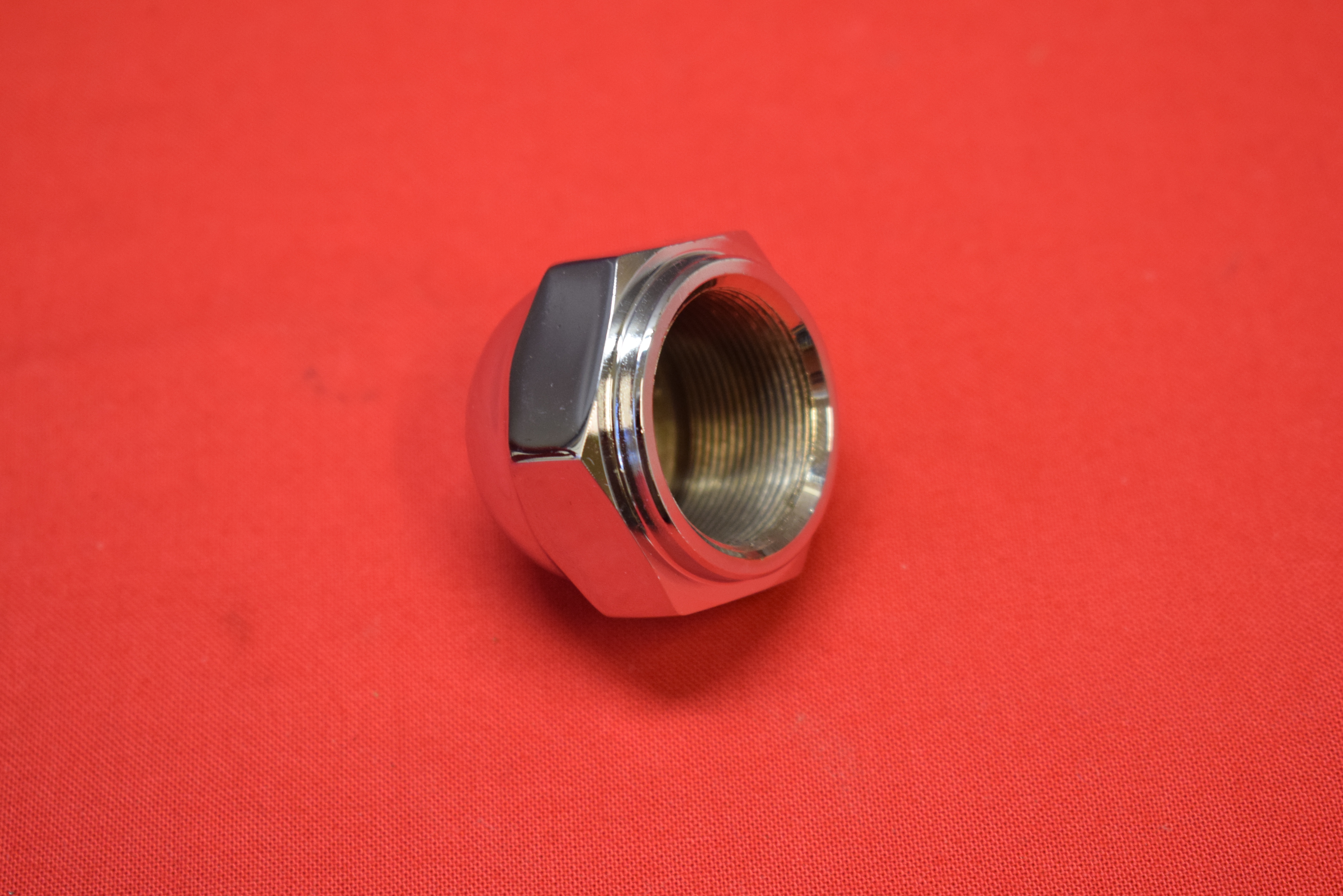 Chrome Plated Stem Nuts Harley Big Twin Springers 1936-48 - 2
