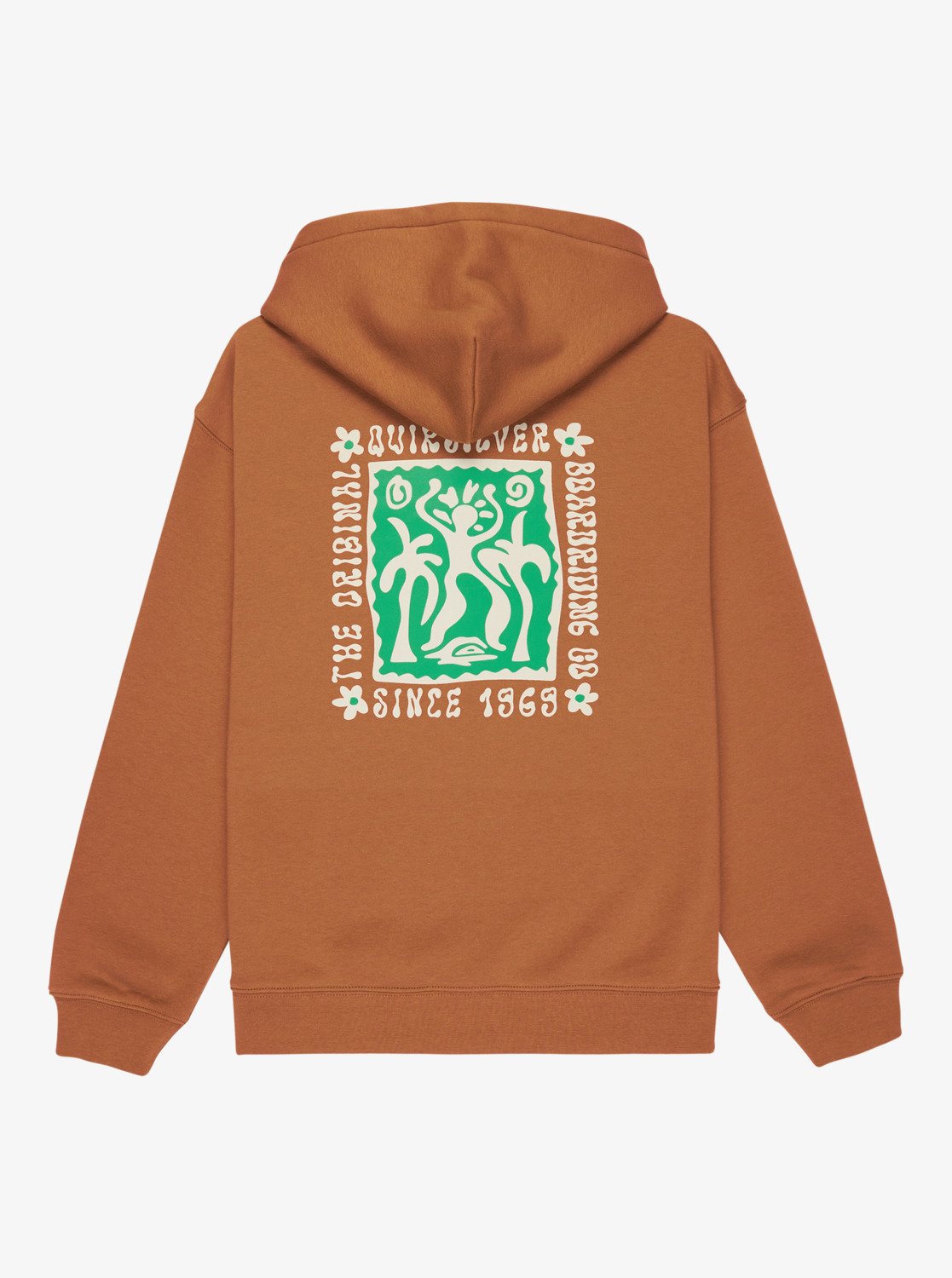 Quiksilver hoodie jr Graphic hero tobacco brown - 2