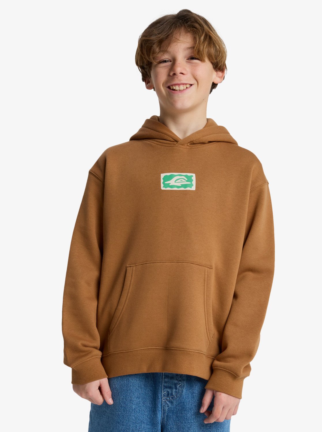 Quiksilver hoodie jr Graphic hero tobacco brown - 4