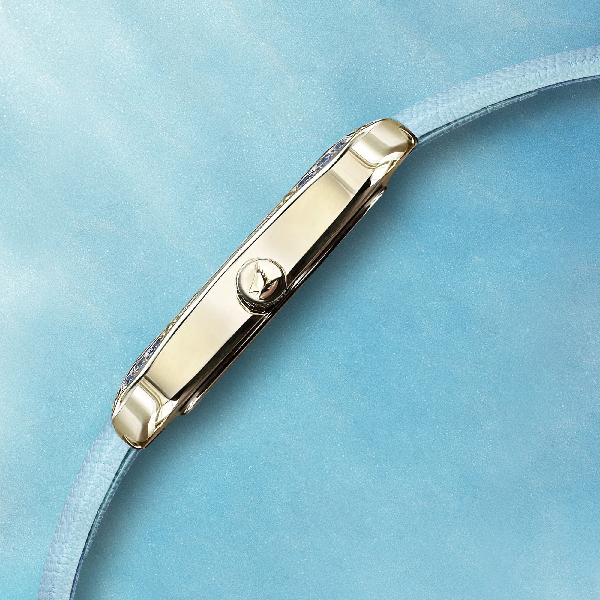 H&B Cronvas, Delicate Blue, Gold - 7