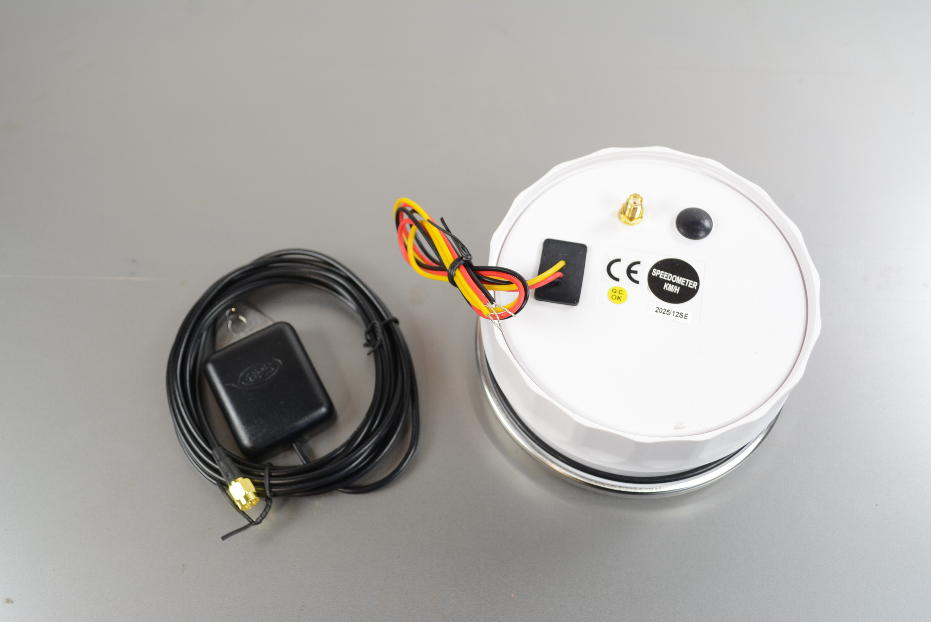 Speedometer km/h 110mm Black/GPS - 2