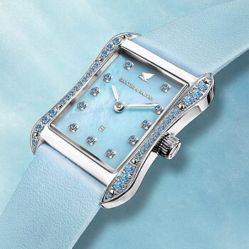 H&B Cronvas, Delicate Blue, Silver
