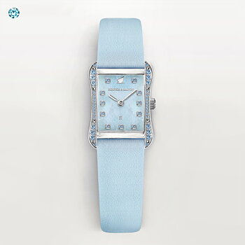 H&B Cronvas, Delicate Blue, Silver